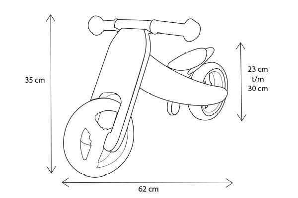 Stand 3: tweewieler laag.